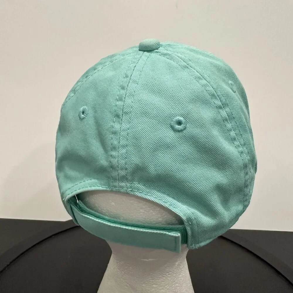 Life is Good Hat Adjustable Teal Chill Ball Cap Heart Hat Womens Strapback